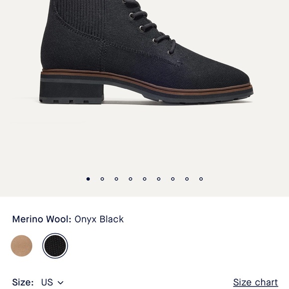 Rothy’s women’s laced lug boot NEW - Picture 7 of 7